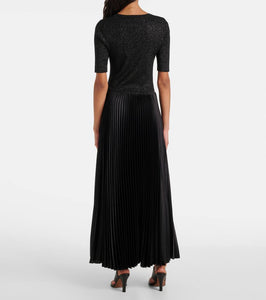 Joseph Domat pleated lurex√Ç¬Æ maxi dress