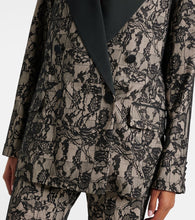 Joseph Jaden patchwork lace-trimmed blazer