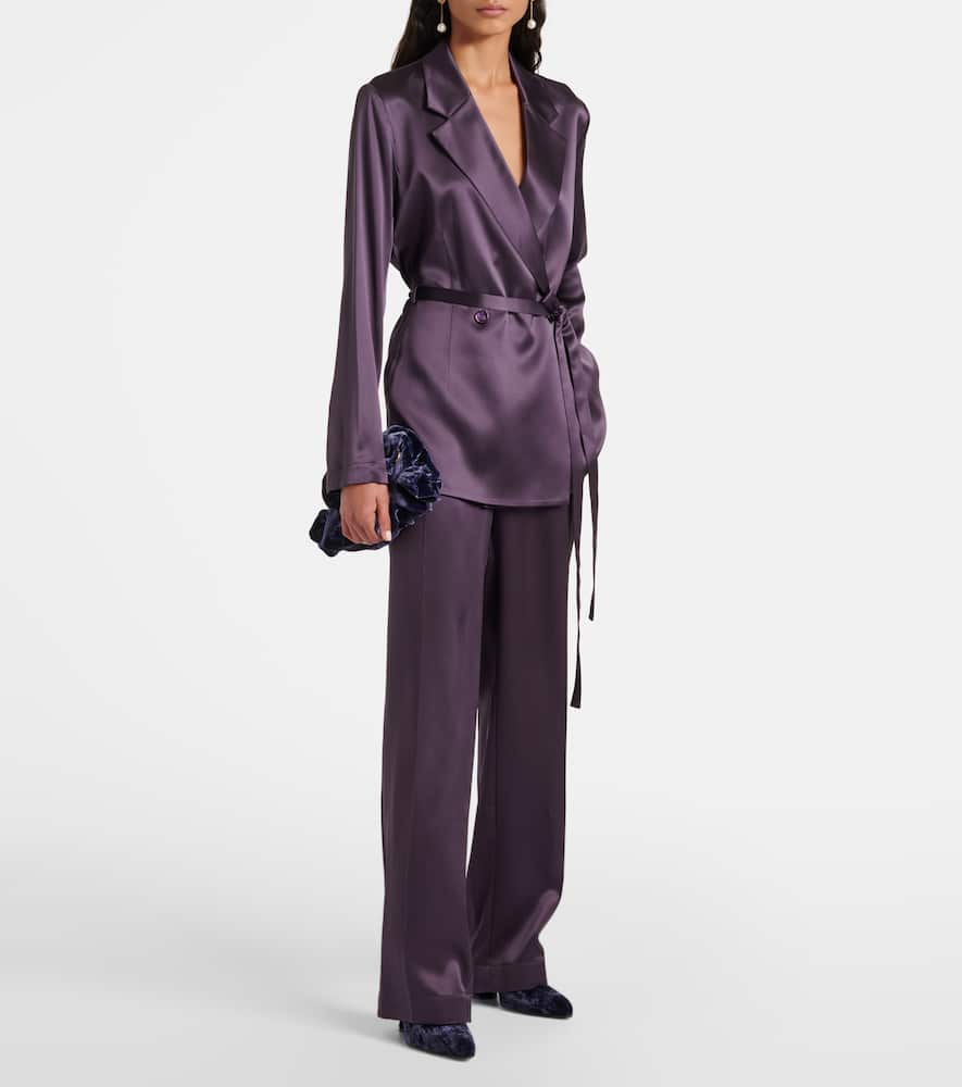 Joseph Joubert silk satin jacket