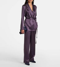 Joseph Joubert silk satin jacket