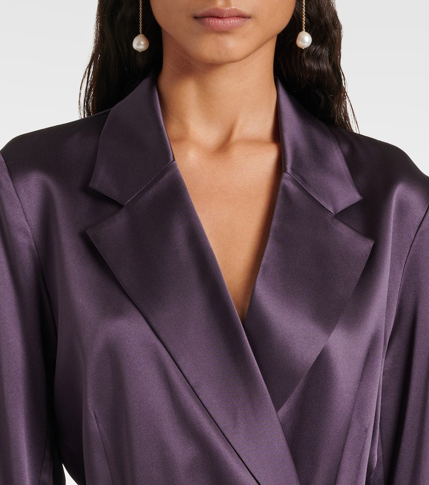 Joseph Joubert silk satin jacket