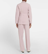 Joseph Wells belted wool-blend blazer