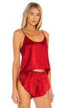 Journelle Celine Silk Cami in Red