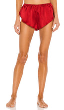Journelle Celine Silk Tulip Shortie in Red - Shortie Tulipe en Soie Journelle Celine en Rouge - Journelle Celine 红色丝绸郁金香短裤 - Journelle Celine Seiden-Tulpen-Shortie in Rot - Journelle Celine 실크 튤립 쇼티레드 색상 - Pantaloncino Journelle Celine Silk Tulip in rosso