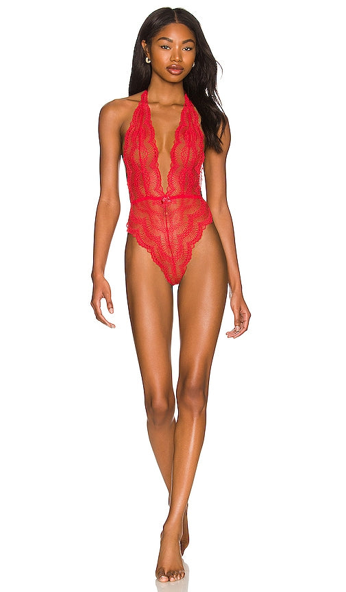 Journelle Natalia Bodysuit in Red - Body Journelle Natalia en rouge - Journelle Natalia 红色连体衣 - Journelle Natalia Body in Rot - Journelle Natalia 바디수트 - Body Journelle Natalia in rosso
