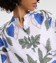 Juliet Dunn Bellflower cotton shirt dress