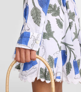 Juliet Dunn Bellflower cotton shirt dress