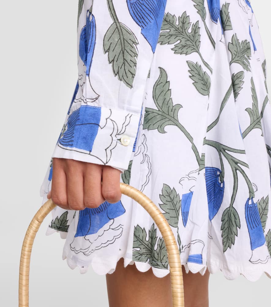 Juliet Dunn Bellflower cotton shirt dress