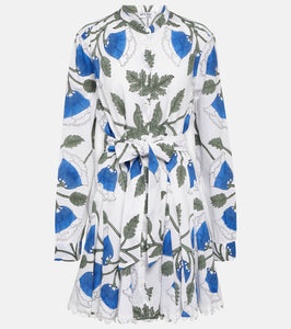 Juliet Dunn Bellflower cotton shirt dress