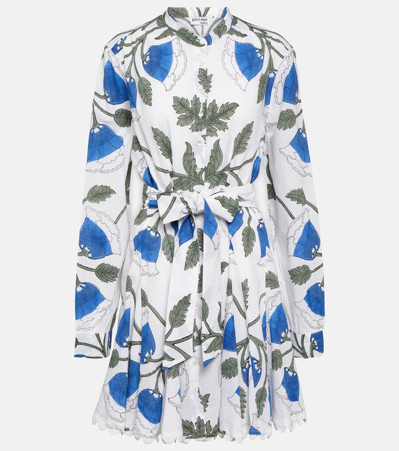 Juliet Dunn Bellflower cotton shirt dress