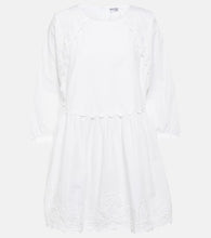 Juliet Dunn Cotton poplin minidress