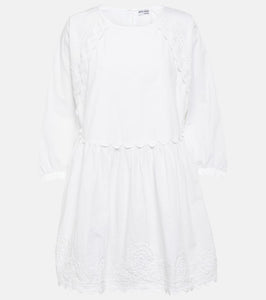 Juliet Dunn Cotton poplin minidress