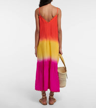 Juliet Dunn D√É¬©grad√É¬© silk midi dress