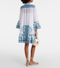 Juliet Dunn Floral cotton minidress