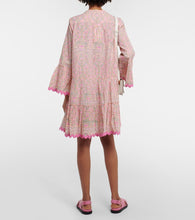 Juliet Dunn Floral cotton minidress