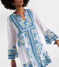 Juliet Dunn Floral cotton minidress