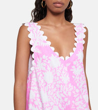 Juliet Dunn Floral cotton minidress