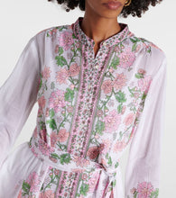 Juliet Dunn Floral cotton minidress