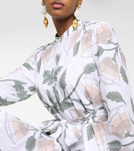 Juliet Dunn Floral cotton minidress