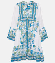 Juliet Dunn Floral cotton minidress