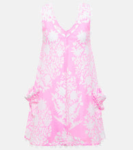 Juliet Dunn Floral cotton minidress