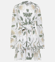 Juliet Dunn Floral cotton minidress