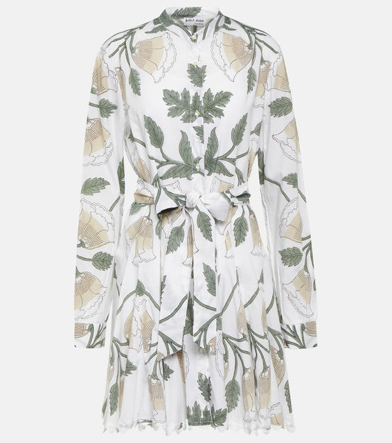 Juliet Dunn Floral cotton minidress