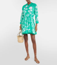 Juliet Dunn Majorelle cotton shirt dress