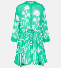 Juliet Dunn Majorelle cotton shirt dress