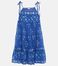 Juliet Dunn Printed cotton minidress