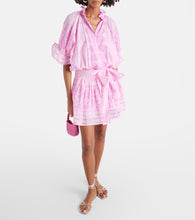 Juliet Dunn Printed cotton shirt dress