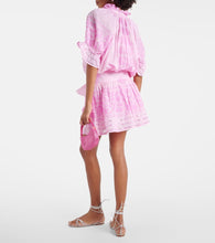 Juliet Dunn Printed cotton shirt dress