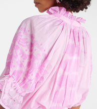 Juliet Dunn Printed cotton shirt dress