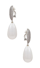 Julietta Frances Earrings in Metallic Silver