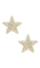 Julietta Honey Ryder Earrings in Metallic Gold