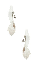 Julietta Le Splash Earrings in White