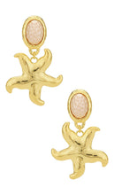 Julietta Mermaid Dreams Earrings in Metallic Gold