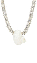 Julietta Spetses Necklace in Metallic Silver