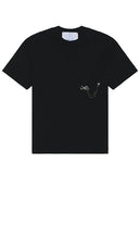 Jungles Peace Man Tee in Black - T-shirt Jungles Peace Man en noir - Jungles Peace Man 黑色 T 恤 - Jungles Peace Man T-Shirt in Schwarz - Jungles 피스 맨 티셔츠 - Maglietta Peace Man della giungla in nero