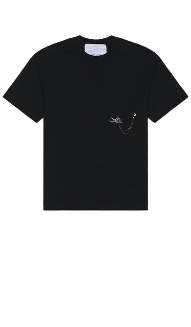 Jungles Peace Man Tee in Black - T-shirt Jungles Peace Man en noir - Jungles Peace Man 黑色 T 恤 - Jungles Peace Man T-Shirt in Schwarz - Jungles 피스 맨 티셔츠 - Maglietta Peace Man della giungla in nero