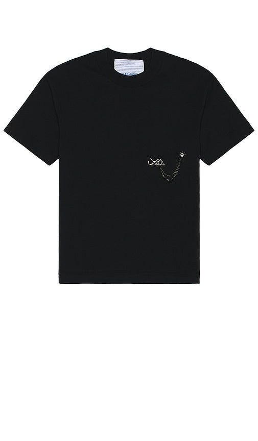 Jungles Peace Man Tee in Black - T-shirt Jungles Peace Man en noir - Jungles Peace Man 黑色 T 恤 - Jungles Peace Man T-Shirt in Schwarz - Jungles 피스 맨 티셔츠 - Maglietta Peace Man della giungla in nero