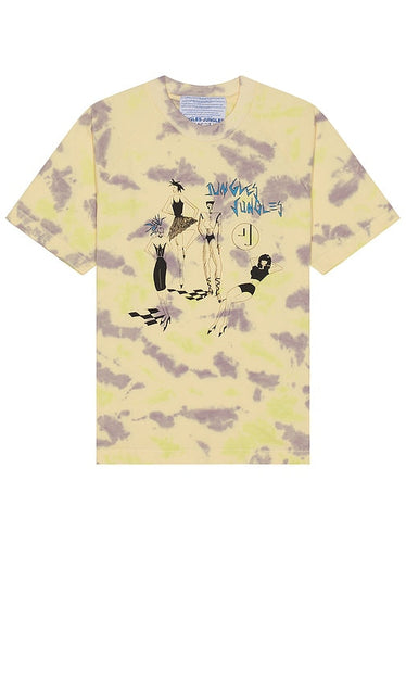 Jungles Recline Tee in Lemon - T-shirt Jungles Recline en citron - 柠檬色 Jungles Recline T 恤 - Jungles Recline T-Shirt in Zitronengelb - Jungles 리클라이닝 티셔츠 - Maglietta reclinabile Jungles in limone