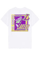 Junk Food Lakers Hoop Flea Market Tee in White