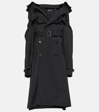 Junya Watanabe Cutout wool and mohair midi dress