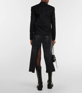 Junya Watanabe Denim and wool blend midi dress