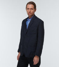 Junya Watanabe Distressed wool and silk blazer