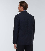 Junya Watanabe Distressed wool and silk blazer