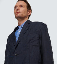 Junya Watanabe Distressed wool and silk blazer
