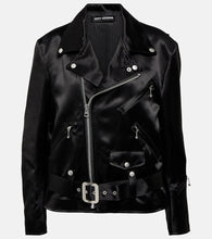 Junya Watanabe Faux leather biker jacket