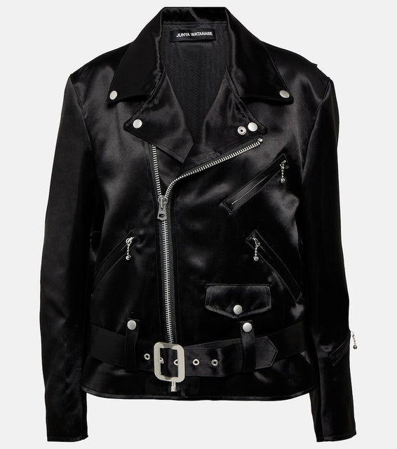 Junya Watanabe Faux leather biker jacket